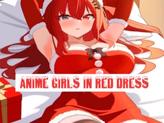 Gra Anime Girls In Red Dress Tile Puzzle