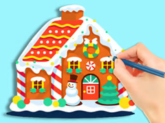 Gra Coloring Book: Gingerbread Hut