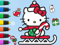 Gra Coloring Book: Hello Kitty Christmas