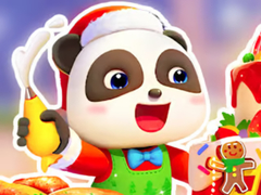 Gra Jigsaw Puzzle: Baby Panda Christmas Chef