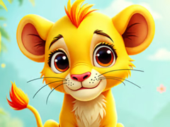 Gra Jigsaw Puzzle: Baby Simba