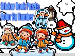 Gra Sticker Book Puzzle: Color By Number