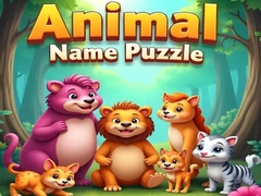 Gra Animal Name Puzzle