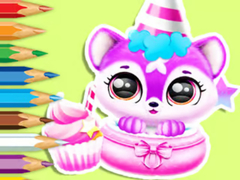 Gra Coloring Book: Baby Fluff's Birthday