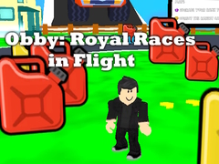 Gra Obby: Royal Races in Flight