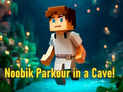 Gra Noobik Parkour in a Cave!