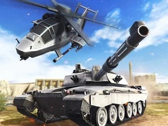 Gra Strategy of war. Tanks and helicopters