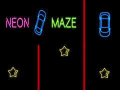 Gra Neon Car Maze