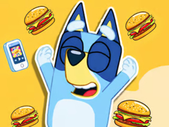 Gra Jigsaw Puzzle: Burger Dog Bluey