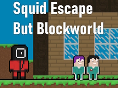 Gra Squid Escape But Blockworld