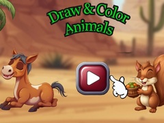 Gra Draw & Color Animals