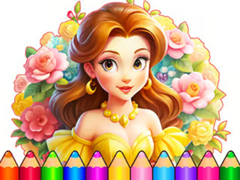 Gra Coloring Book: Flower Dress Up