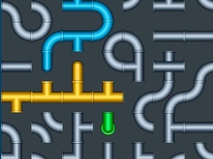 Gra Connect The Pipes Water Puzzle