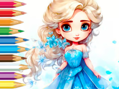 Gra Coloring Book: Frozen Princess