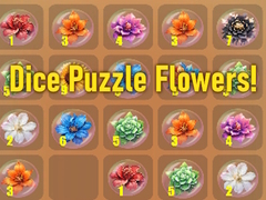 Gra Dice Puzzle Flowers!