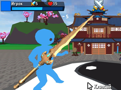 Gra Obby Stickman  On Swords