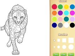 Gra Wild Animals Coloring Book