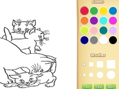 Gra Cats Coloring Book For Kids