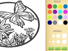Gra Butterfly Coloring Book For Kids