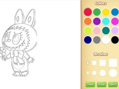 Gra Chibi Labubu Coloring Book for Kids