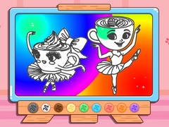 Gra Coloring Book: Ballerina Cappuccin
