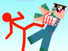 Gra Red Stickman vs Craftmans