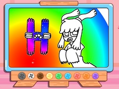 Gra Coloring Book: Alphabet Lore H