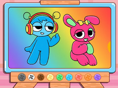 Gra Coloring Book: Sprunki Pinki & Oren