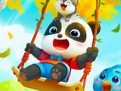 Gra Jigsaw Puzzle: Baby Panda Autumn Picnic Friends