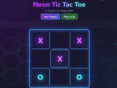 Gra Neon Tic-Tac-Toe