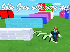 Gra Obby Grow with every step