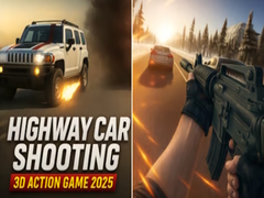 Gra Highway Car Shooting 3D Action Game 2025
