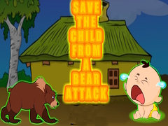 Gra Save the Child from a Bear Attack