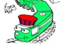 Gra Train coloring book 2