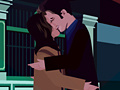 Gra Bella and Edward Kissing