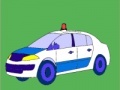 Gra Old model police car coloring