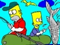 Gra Bart And Homer to Fishing