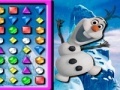 Gra Frozen Olaf Bejeweled