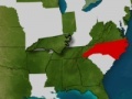 Gra USA Map Test