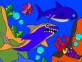 Gra Rosy Coloring Book: Shark Family
