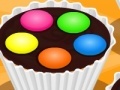 Gra Muffins smarties on the top